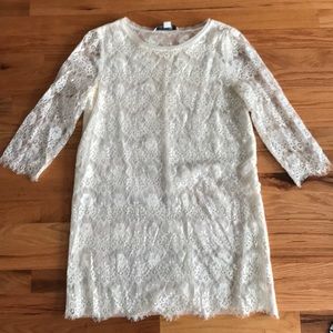 Ivory Lace mini dress